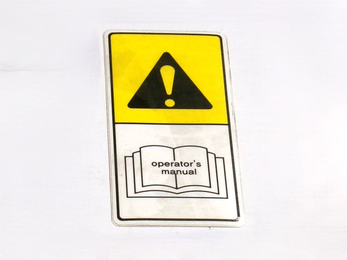 Bad Boy 12009100230 LABEL, WARNING