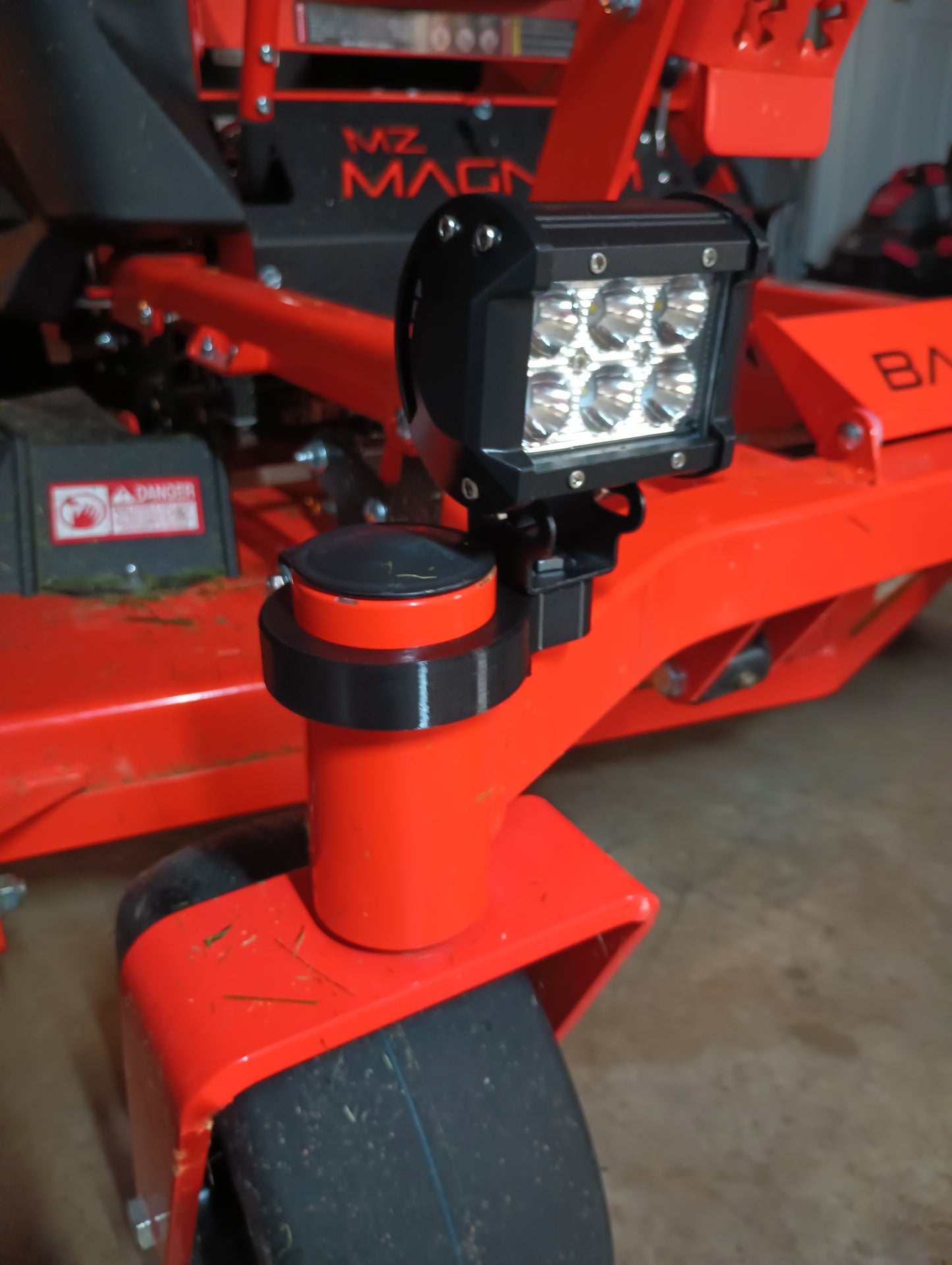 Bad Boy Mower Light Pod Mounts - Fits MZ Magnum, Rambler, Revolt