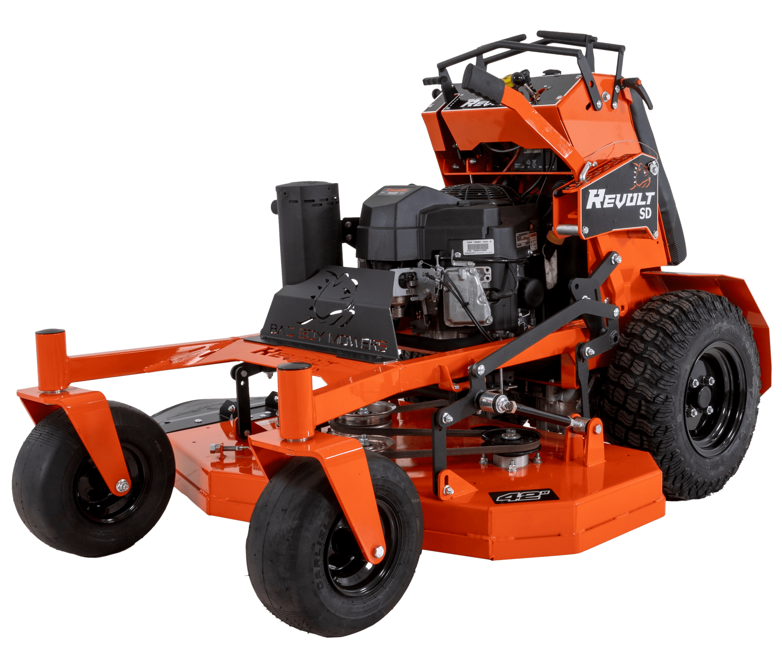 Revolt SD Stand-On Kawasaki FS600 18.5HP – The Bad Boy Garage Revolt SD Stand-On Kawasaki FS600 18.5HP – The Bad Boy Garage