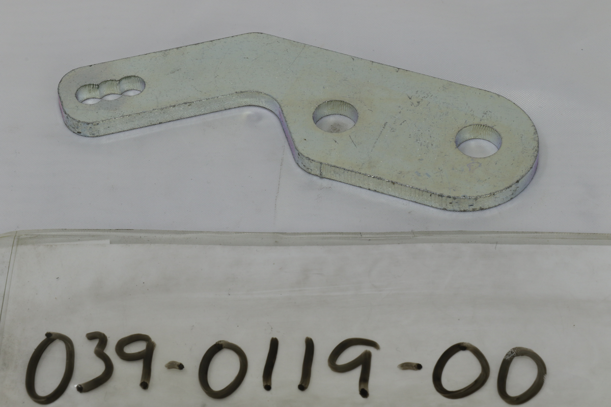 Bad Boy 039-0119-00 Clutch Stop Bracket--Plated Rev B