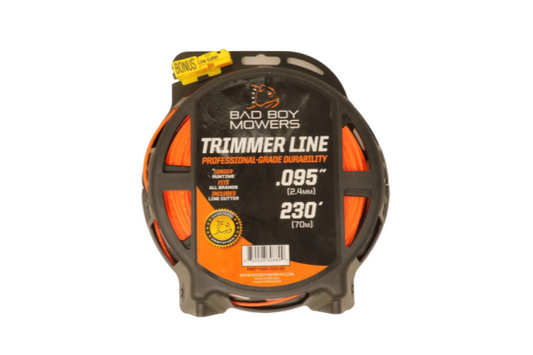 Bad Boy 088-7631-00 CRIMP ORANGE TRIMMER LINE .095 X 230'(WITH CUTTER)