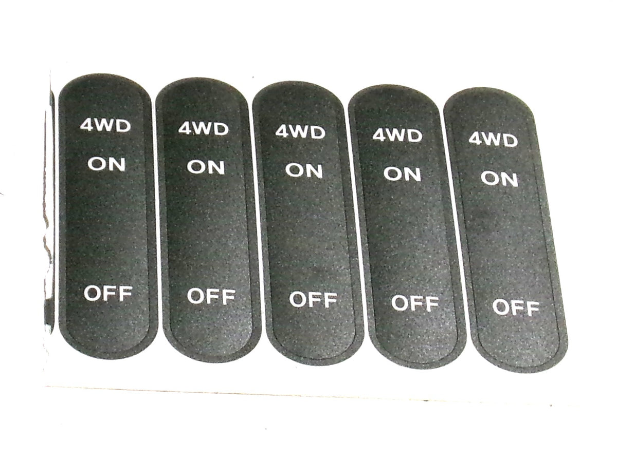 Bad Boy 11619100020 LABEL , 4WD LEVER