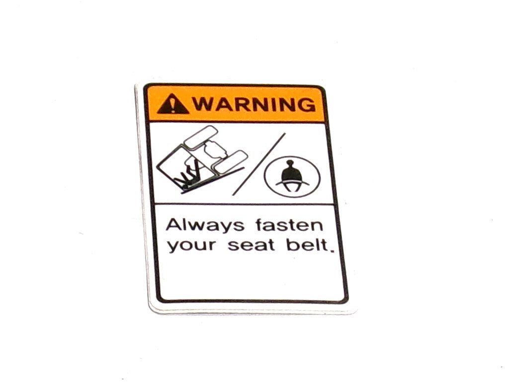 Bad Boy 12009100190 LABEL, WARNING BELT