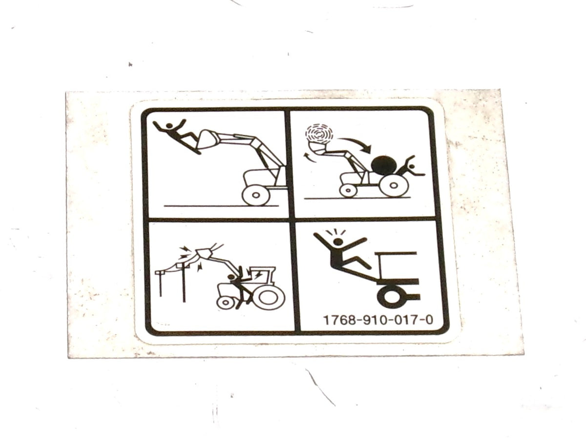 Bad Boy 17689100170A LABEL, WARNING SAFETY