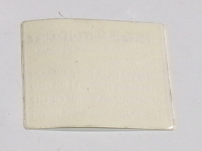 Bad Boy 1K639040690 LABEL , ROPS 1022H