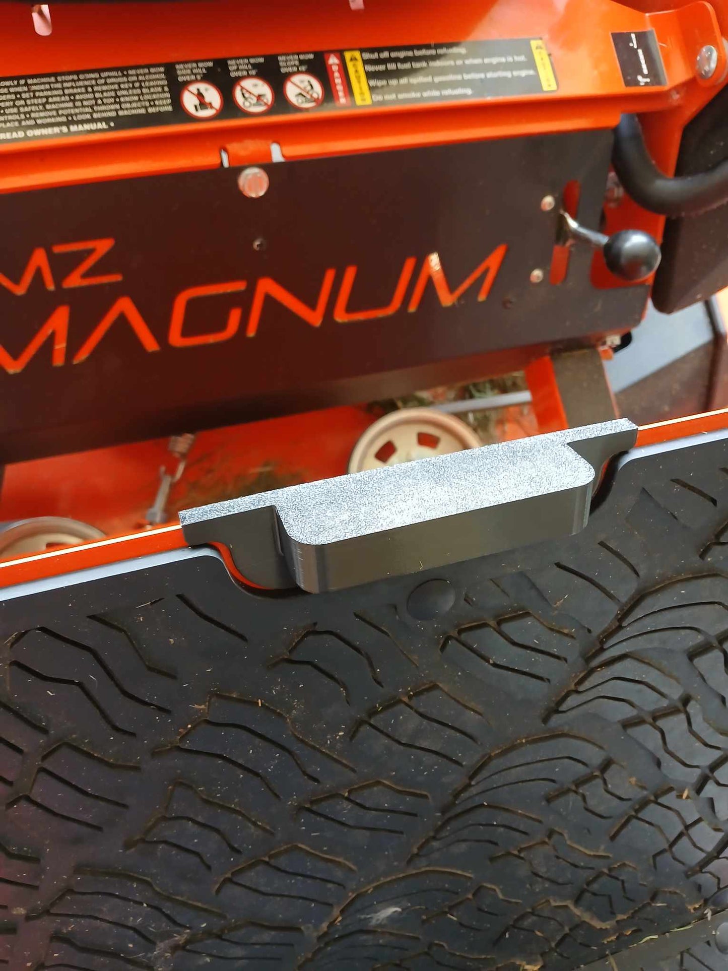 Bad Boy Mowers Floorboard Handle / Debris Blocker - Zt Avenger, MZ Magnum and Rambler