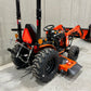 1025H - 10 SERIES, 24HP W/ BBL105  LOADER Tow and Go Trailer Package