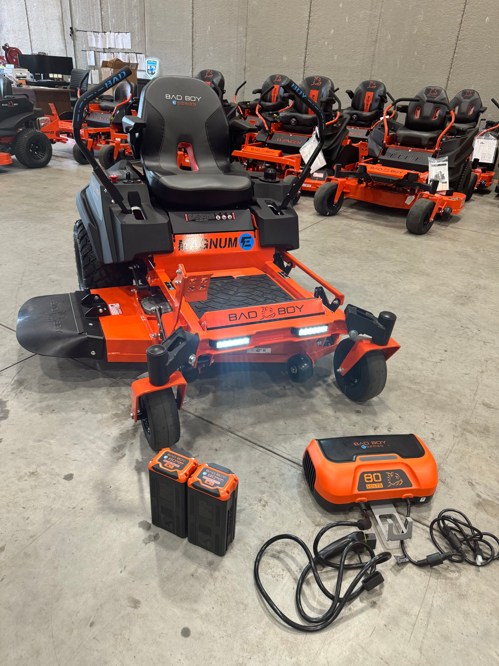42 in bad boy mower sale