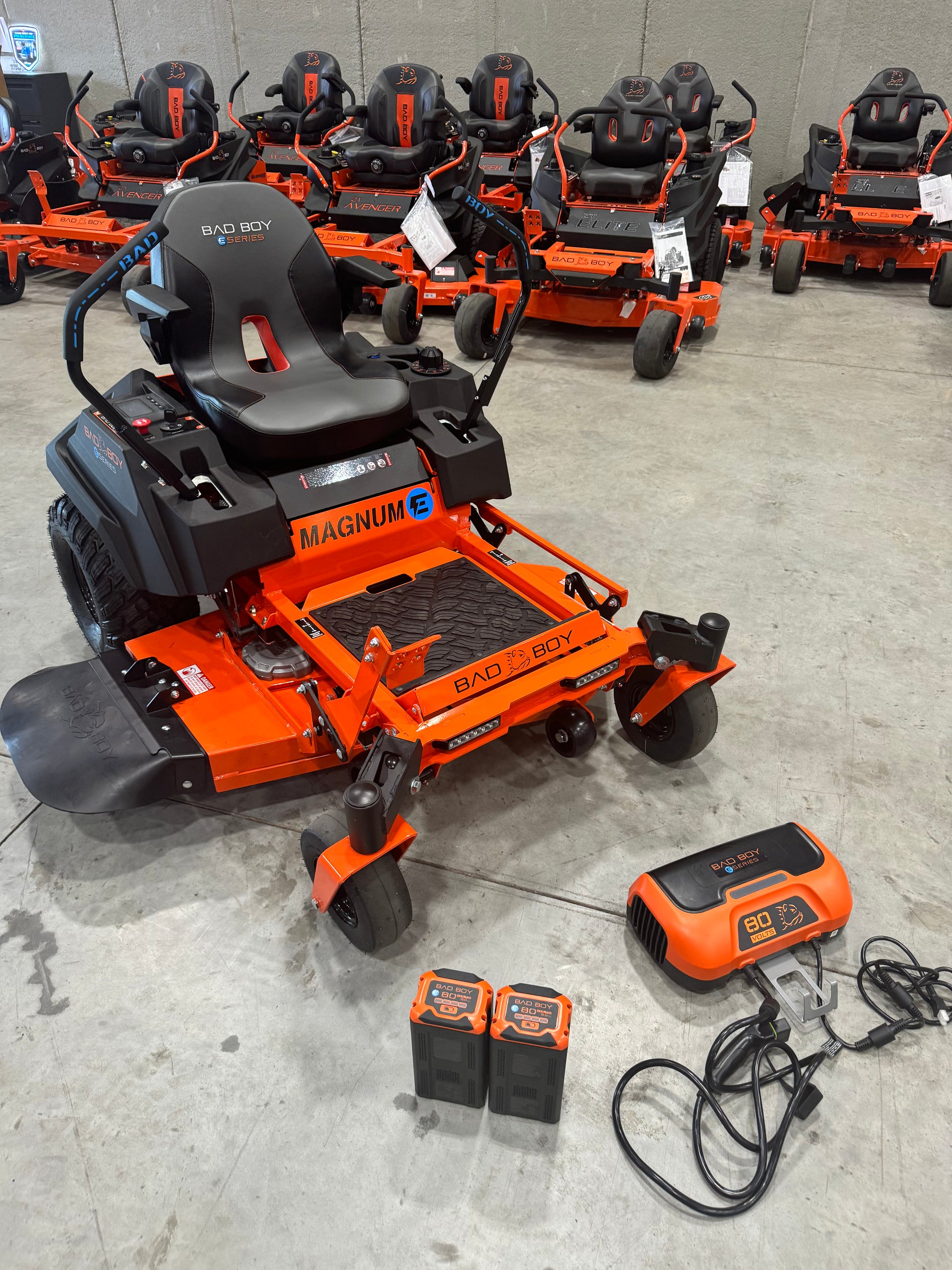 E Magnum 42 Electric Zero Turn Mower The Bad Boy Garage