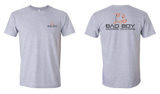 Dual Logo Bad Boy Mowers & Tractors Front and Back Classic T-Shirt