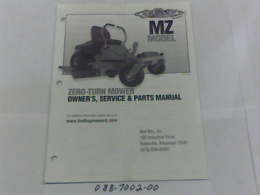 Bad Boy Mowers 088-7002-00