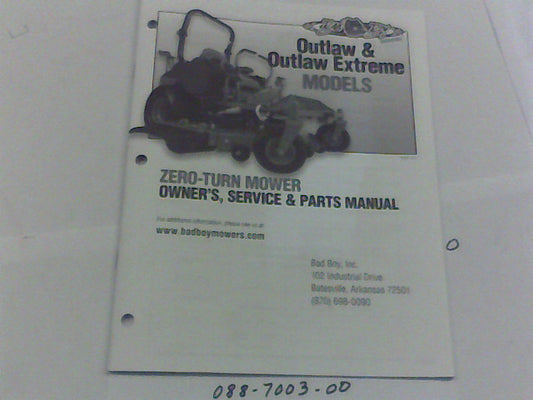 Bad Boy Mowers 088-7003-00