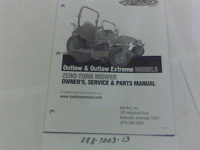 Bad Boy Mowers 088-7003-13