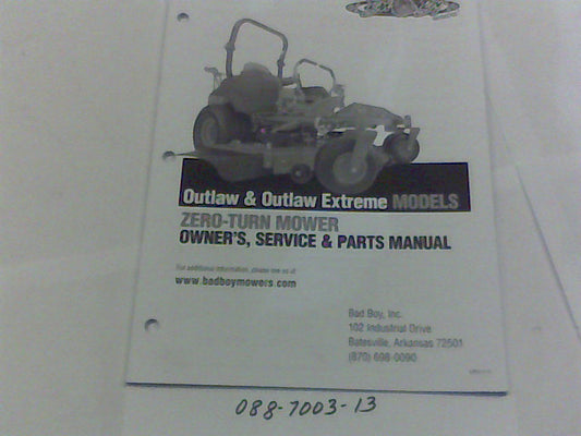 Bad Boy Mowers 088-7003-13