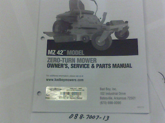 Bad Boy Mowers 088-7007-13