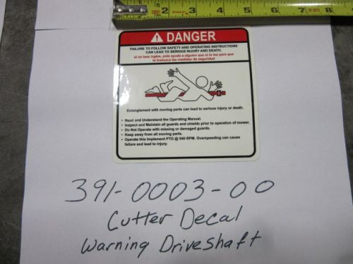 Bad Boy Implements 391-0003-00