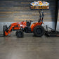 4025H Essentials Package  Tractor, Loader, Bucket, 5' Brush Cutter, 42" Pallet Forks