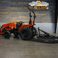 4025H Essentials Package  Tractor, Loader, Bucket, 5' Brush Cutter, 42" Pallet Forks