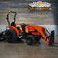 4025H Essentials Package  Tractor, Loader, Bucket, 5' Brush Cutter, 42" Pallet Forks
