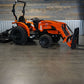 4025H Essentials Package  Tractor, Loader, Bucket, 5' Brush Cutter, 42" Pallet Forks